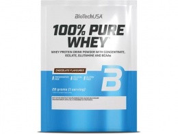 Tejsavó fehérjepor, 28g, BIOTECH USA "100% Pure Whey", csokoládé